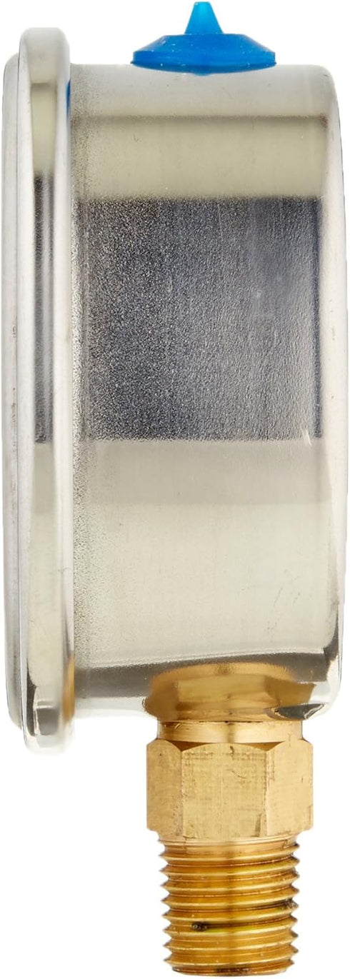 Zenport LPG3000 Zen-Tek Glycerin Pressure Gauge, 3000 PSI