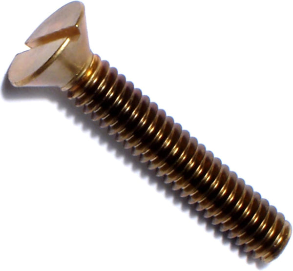 014973128609 Slotted Flat Machine Screws, 1/4-20 x 1-1/2, Piece-10 by Hard-to-Find Fastener