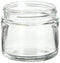 Wheaton W216919 Clear Glass 2oz Straight Sided Jar, Case of 144, without 53-400 Cap