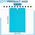Geyee 100 Pcs Clasp Envelopes, Manilla Gummed Mailing Envelopes for Storing or Mailing, Lake Blue, 9 x 12 Inch