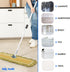 Commercial Dust Mop, 24 x 5 in. Reusable Mop Head, Extendable Handle for Floor Cleaning & Janitorial Supplies