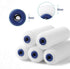 4 Inch Set, 8 1x 1x 1x 5X Bates- Foam Paint Roller pcs, Small Paint Roller Kit, Black Plastic Paint Tray, Tray Liner