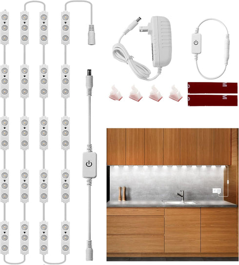 LPHUMEX Flexible Jewelry Showcase Lighting, 10FT Bright White 6000K Display Case LED