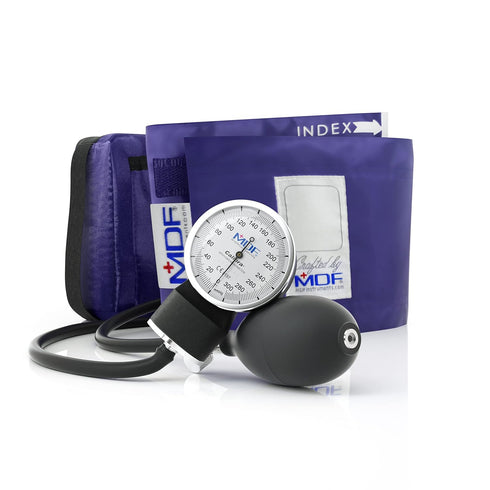 MDF Instruments Calibra Aneroid Premium Sphygmomanometer, Blood Pressure Monitor with Adult Cuff