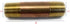 Metal Magery Brass Long Nipple 1/2" X 1/2", 3" Length, Male NPT Pipe Fitting (1 Count)