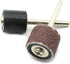 TEMO 100 pc Sand Drum Grit 60 Coarse, 1/2 Inch with 2 pc 1/8 Inch Mandrel