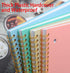 YIKANGHENG Tearable Loose-leaf Spiral Notebook, 2 Pcs, 2 Color, 80 Sheets (160 Pages), 10.5 x 8.27 Inch, Blue and Pink