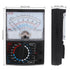 DC/AC Voltage Current Resistance Electrician Tool Mechanical Multimeter with Test Leads, Handheld Analog Multimeter Pointer Tester