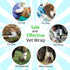12 Pack 6 Inch 5 Cling Gauze Rolls x Yard, White Rolled Gauze Wraps Vet Wrap for Horses, Pure Cotton Bandage Wrap