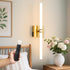 Battery Operated Wall Sconce 1Pack, Gold Rechargeable Wall Lights with Dimmable Remote