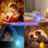 12-inch 16 4 LED Star Sign Night Light, Fun & Cute Stars Mood Lamp for Kids, RGB Colors & Modes, Rechargeable