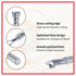 Z200-1302 1/8" 1/2" 1/4" (1/8") ZUQ | Up Cut Spiral Router Bit | - Dia, Cutting Height, Shank, Uncoated (Bright) Solid