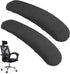Office Chair Armrest Covers - 2Pcs Removable Elastic Covers for Office Seat Hand Rest Protection (Grey)