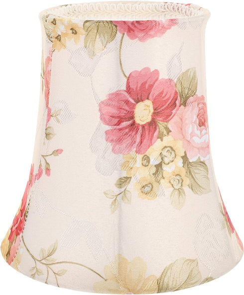 IMIKEYA Floral Lamp Shade - 15cm Fabric Lampshade Replacement for Table -