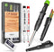 Nicpro Carpenter Pencil with Sharpener, CP3000 Construction Pencils with 6 Refills in