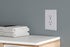 Taymac 2600W Masque Revive Polycarbonate White 1-Gang Cover, Replaces Old and Discolored Wall Plate for Electrical Outlet, Decor and Home Improvement Essentials by TayMac