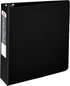 OfficeMax Durable Reference Binders with Round Ring, 3", Black