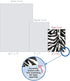 The Best Card Company - 10 Assorted Blank Notecards Bulk Box Set 4 x 5.12 Inch with Envelopes (10 Designs, 1 Each) -