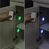 40 Closets, 2-Pack, Amazon Basics LED Puck Lights, Color Changing, Battery Operated, IR Remote, Lumens, Under Cabinet
