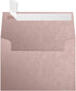 LUXPaper 4Bar A1 Invitation Envelopes | 3 5/8" x 5 1/8" | Peel & Press | Misty Rose Metallic | 50 Qty