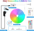 L8star 16.4ft RGB LED Neon Rope Light with Remote Control, Smart Color Changing DIY Mode Neon Flex Strip Lights