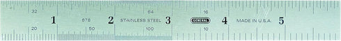 General Tools 678MED 6-Inch Precision Rigid Steel Rule