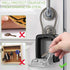 KeeKit Key Lock Box - Safe Lock Box for Keys with Removable Chain, Waterproof 4 Digit Combination Key Storage, 5 Key
