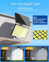 294 2600Lm IP67 2 Pack AUDERWIN LED Split Solar Motion Sensor Outdoor Lights, Solar Flood Lights, Waterproof Outside
