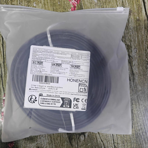 HONENCN 14 2 14 2.08mm 12V/24V Aluminum(CCA)Flexible/2 Marine(9.2M/30FT) Gauge Conductor Electrical Wire, AWG Wire PVC