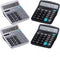 LICHAMP Desk Calculators, Big Buttons, Large Display, 12 Digit Solar Power Office Calculator (4 Packs Included)