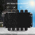 ABS IP67 Waterproof Dustproof Electrical Junction Box, with 15A 600V Barrier Terminal Cable Connector, 5 in/5 Out Power Junction Box 6.22 * 3.54 * 2.5in