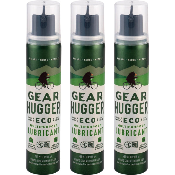 Gear Hugger Multipurpose Lubricant - Eco-Friendly (3 oz, Pack of 3), Rust