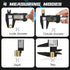 Electronic Digital Calipers, LCD Measuring Tool with Inch and Millimeter Conversion, Suitable for DIY/Jewelry