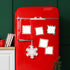 Whaline 9Pcs Christmas Sticky Notes, Red Green Christmas Elements Design for Holiday Home Office Classroom Supplies