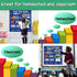 KIKIGOAL Circle Time Center Classroom Pocket Chart, Educational Teaching Materials for Learning Calendar and Weather