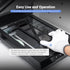 JJC 6x6 Slide Mount Holder, Flip-Through & Magnetic Auto Adsorption Closure, for Film Scanners, Mobile Film Scanner