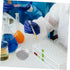 100Pcs Aluminum Foil Sample Weighing Tray, Disposable Foil Plates for Labs, Lightweight Pans for Accurate Weighing