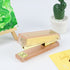 Stapler Tape Dispenser Scissors Set - Heavy Duty Acrylic Pink and Gold Office Supplies with 6.3" Gold Scissors