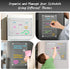 DIYMAG 3Pack Acrylic Magnetic Dry Erase Calendar for Fridge, Weekly Monthly Planner Memo Board with 6 Highlighters