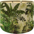 Generic Bamboo Lampshade With Tropical Plants Design, Suitable For Floor Lamps And Desk