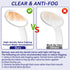 Annhua Dental Mirror for Teeth with Light Anti Fog Dentist Mouth Mirror, Reusable Plastics Dentist Mirror
