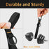 DELSWIN Heavy Duty Wristlet Keychain Lanyards with Carabiner and Key Ring - Black