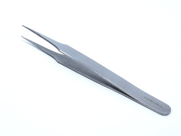 IMS-JF4 Premium High Precision Jeweler Style Forceps #4 Tweezers with Fine Point Tips, 4.5" Stainless Steel