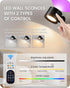 Set 2, 3 3 Dimmable, 360 B02YBP206 Battery Operated Wall Sconce of Rechargeable Wall Lights with Remote Control, Color
