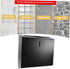 ORFOFE Stainless Steel Tissue Holder Wall-Mounted Paper Towel Dispenser for Bathroom and Toilet Adhesive Toilet Tissue