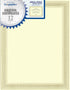 Royal Consumer Geographics Flourish Premium Certificates, 12/Pack (45492), Gold Foil, 8.5 x 11"