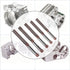 5 PCS Hand Reamer Set Metric H8 Accuracy Alloy Tool Steel 9Crsi, 6 Flutes Straight Shank Milling Cutter