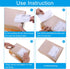 PATIKIL 6.7x10" Clear Packing List Envelope, 100 Pack, Plastic Waterproof, Self-Adhesive Top Loading Pouch