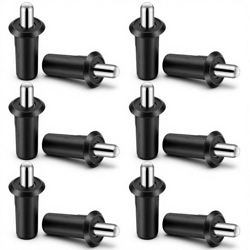 TIESOME 24 PCS Spring Pin, Cabinet Door Damper Replacement Pins, Plastic Shutter Loaded