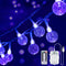 OMIKA 15FT 30 LED Black Light Battery Operated, UV Black Christmas Lights